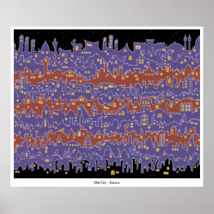 Altstadt - Sana'a - Print Poster