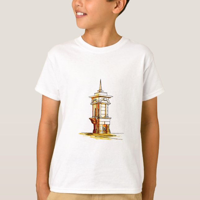 Altstadt . Springbrunnen T-Shirt (Vorderseite)