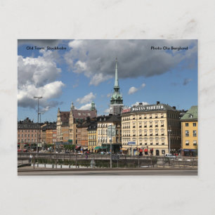Altstadt, Stockholm, Foto Ola B... Postkarte