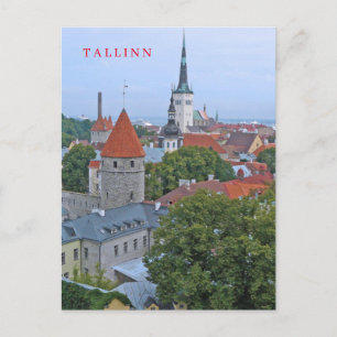 Altstadt Tallinn Aussicht Postkarte