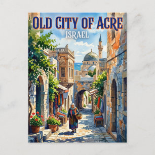Altstadt von Akkon Israel Postkarte