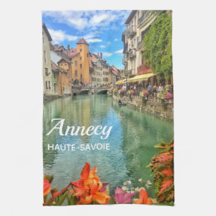 Altstadt von Annecy Geschirrtuch