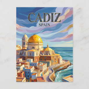 Altstadt von Cádiz Spanien Postkarte