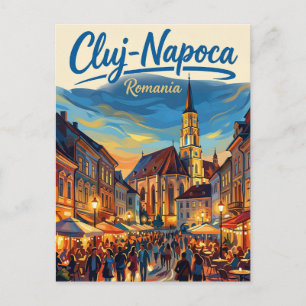 Altstadt von Cluj-Napoca Rumänien Postkarte