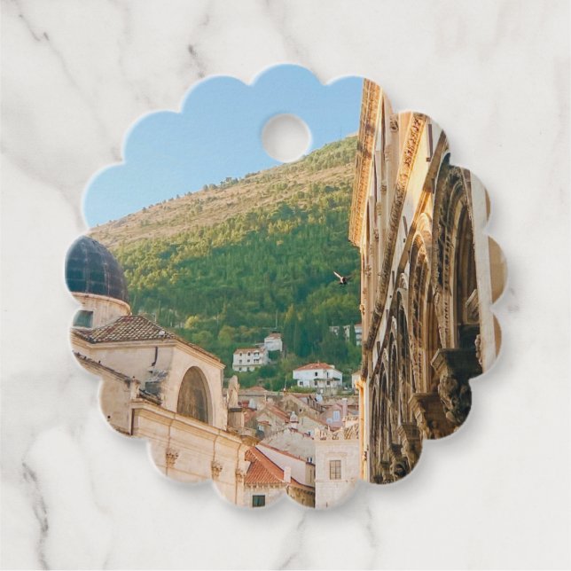 Altstadt von Dubrovnik Geschenkanhänger (Vorderseite)