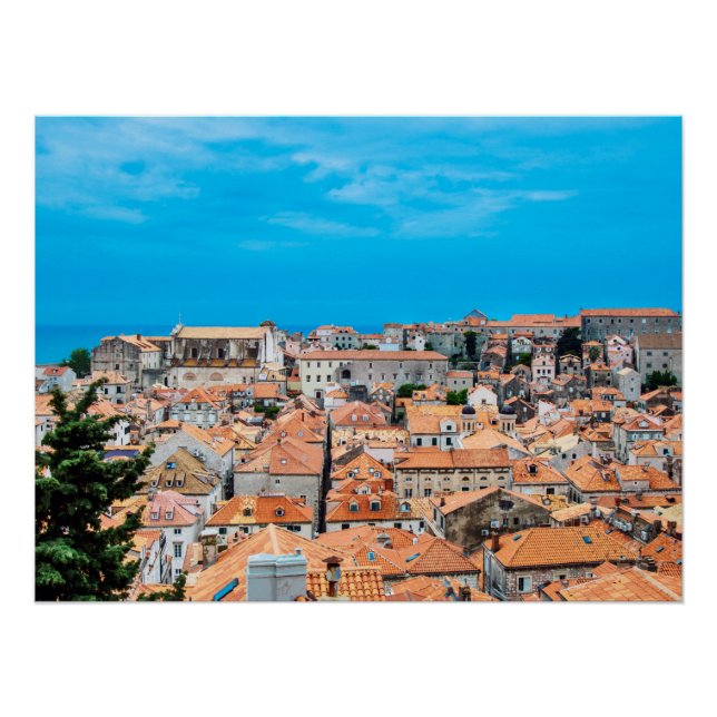 Altstadt von Dubrovnik Poster (Vorderseite)