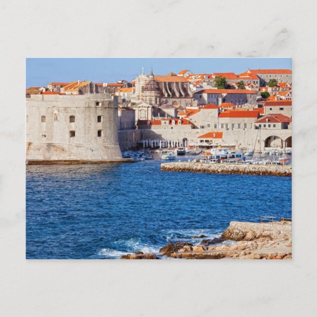 Altstadt von Dubrovnik Postkarte (Vorderseite)