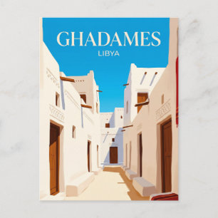 Altstadt von Ghadames Libyen Postkarte