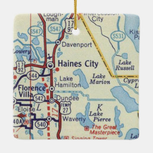 Altstadt von Haine Florida Keramikornament