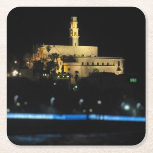 Altstadt von Jaffa - Tel Aviv, Israel - Untersetze Rechteckiger Pappuntersetzer