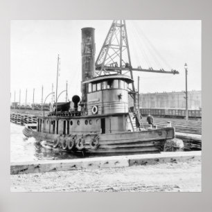 Altstadt von Jersey: Eisenbahnumarmung Poster