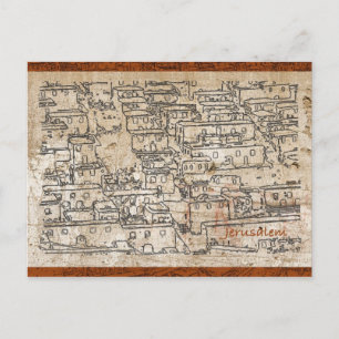 Altstadt von Jerusalem Postkarte