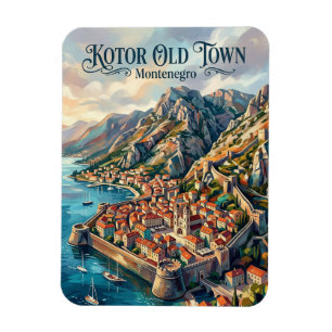 Altstadt von Kotor Montenegro Magnet