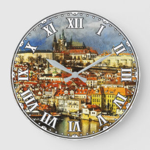 Altstadt von Prag (Praha) von Bridge Tower Große Wanduhr