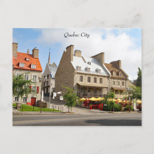 Altstadt von Quebec, Fotografie Postkarte
