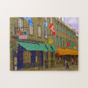 Altstadt von Quebec. Puzzle