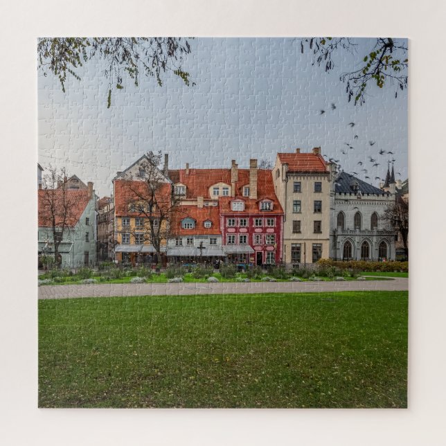 Altstadt von Riga im Herbst Puzzle (Vertikal)