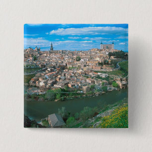 Altstadt von Toledo, Spanien. Button