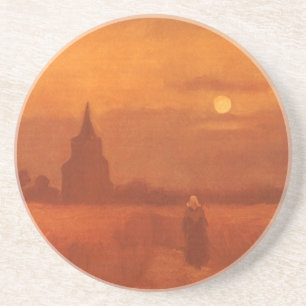 Altstadt von Vincent van Gogh Sandstein Untersetzer