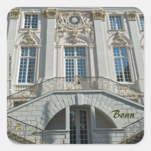 Altstädter Rathaus in Bonn Quadratischer Aufkleber