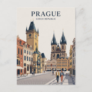 Altstädter Ring Prag Tschechien Postkarte