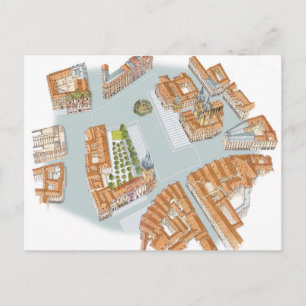 Altstädter Ring. Prag Tschechisch Postkarte