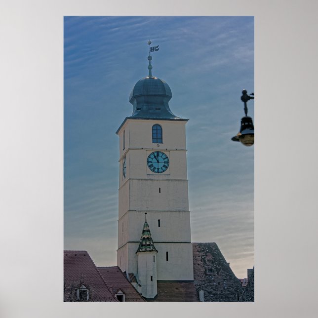 Altstädter Turm Sibiu Rumänien Poster (Vorne)