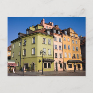 Altstadthäuser in Warschau Postkarte