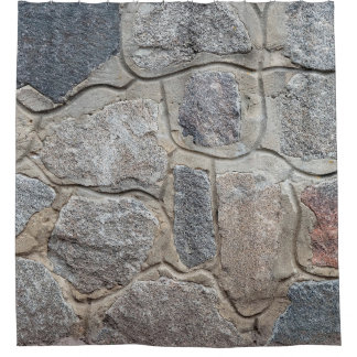 Altsteinmauerwerk, abstrakt, Architektur, h Duschvorhang