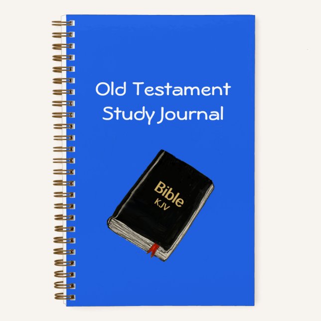 Alttestamentliches Studienjournal Notizbuch (Vorderseite)