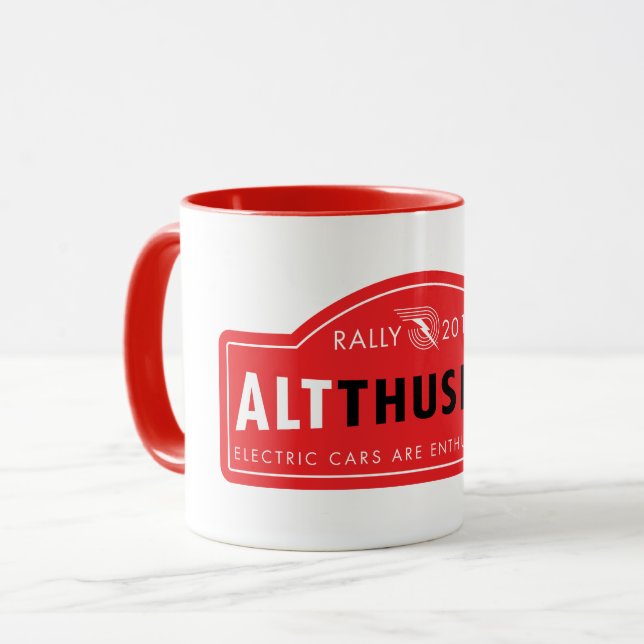 AltThusiast Kundgebungs-Tasse 2019 Tasse (Vorderseite Links)