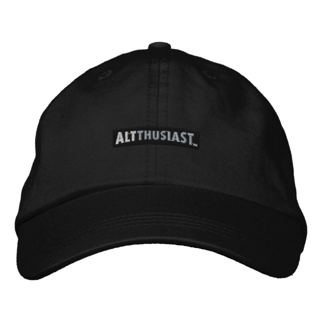 AltThusiast Logo-Kappe Bestickte Baseballkappe (Vorderseite)