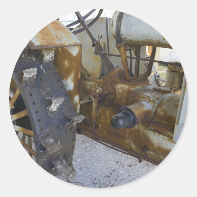 Alttraktor Runder Aufkleber (Vorderseite)