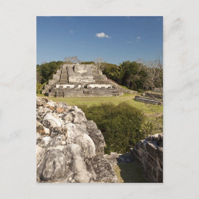 Altun Ha ist eine Maya-Website, die aus dem Jahr 2 Postkarte (Vorderseite)