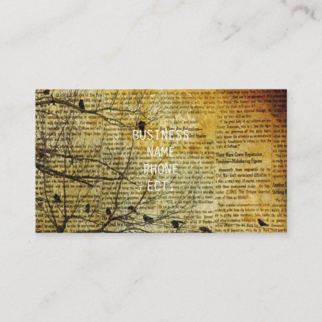 Altzeitkunst Visitenkarte (Vorderseite)