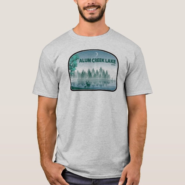 Alum Creek Lake Ohio Deer T-Shirt (Vorderseite)