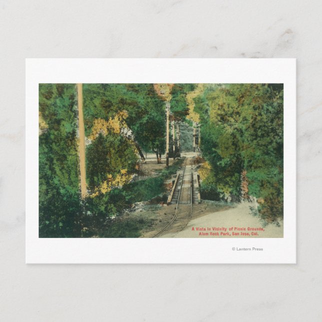 Alum Rock Park Picnic Grounds Vista View Postkarte (Vorderseite)