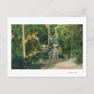 Alum Rock Park Picnic Grounds Vista View Postkarte