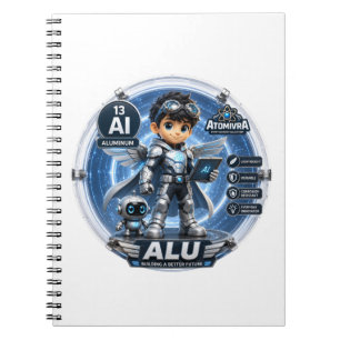 Aluminium ATOMIVRA GEBURTSTAG Notizblock