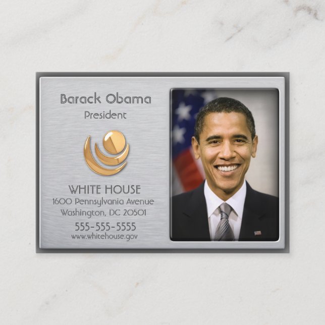 Aluminium aus gebürstetem Gold Akzente Visitenkart Visitenkarte (Vorderseite)