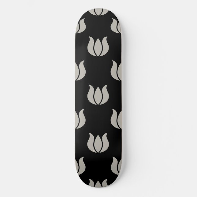 Aluminium des Blumen-Muster-5 Skateboard (Vorderseite)