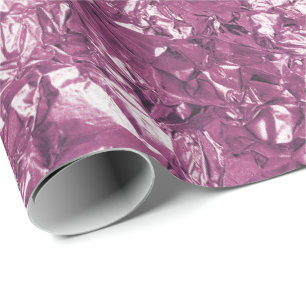 Aluminium Foil Amethyst Plum Metallisch gefälscht Geschenkpapier