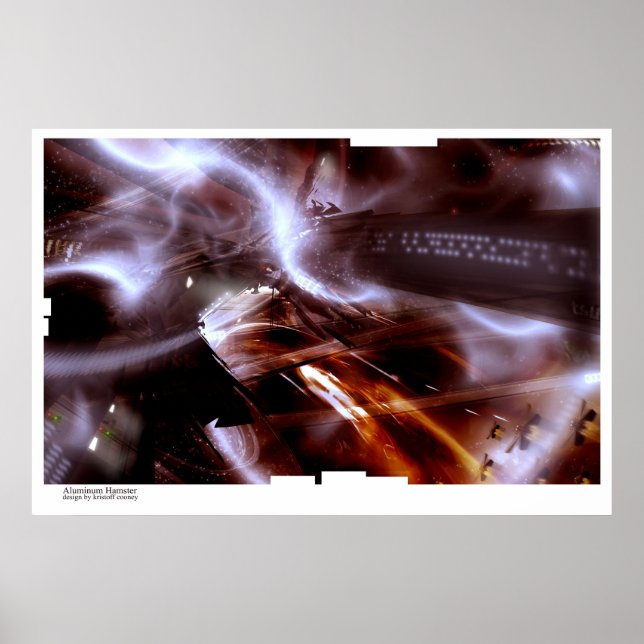 Aluminium-Hamster Poster (Vorne)