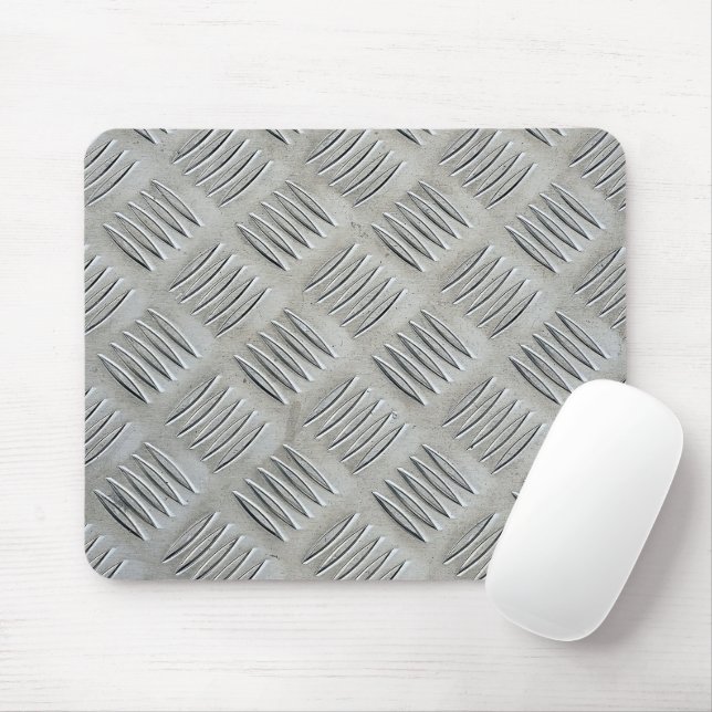Aluminium Textur Diamantmuster Mousepad (Mit Mouse)