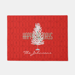 Aluminium Weihnachtsbaum Red Christmas Fußmatte