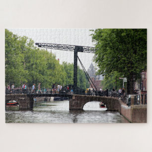 Aluminiumbrücke, Amsterdam, Holland Puzzle