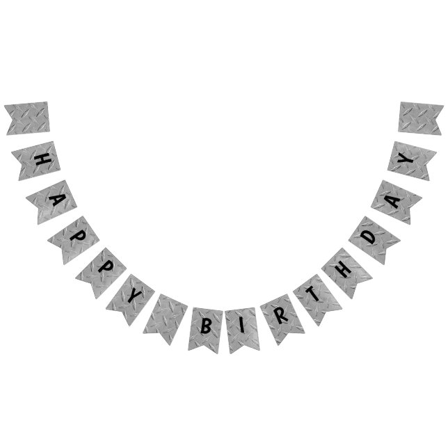 Aluminiumdiamantplattierung zum Geburtstag Wimpelkette (Alle)