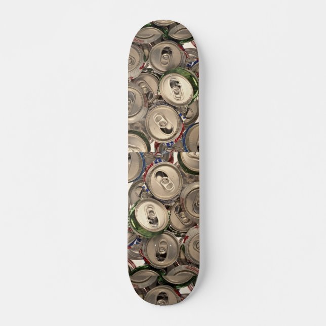 Aluminiumdosen, gerecycelt skateboard (Vorne)