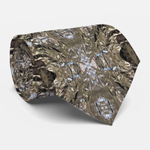 Aluminiumfolie zerknitterte Hülle abstrakte Kunst Krawatte