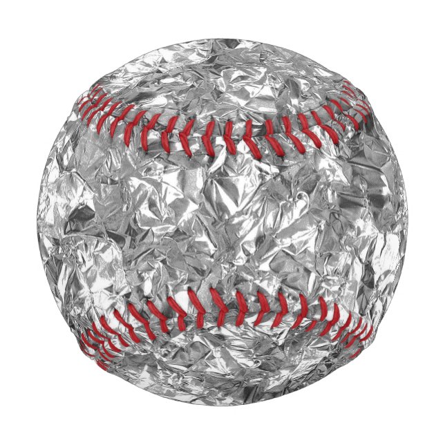 Aluminiumfoliensilber Baseball (Rückseite)